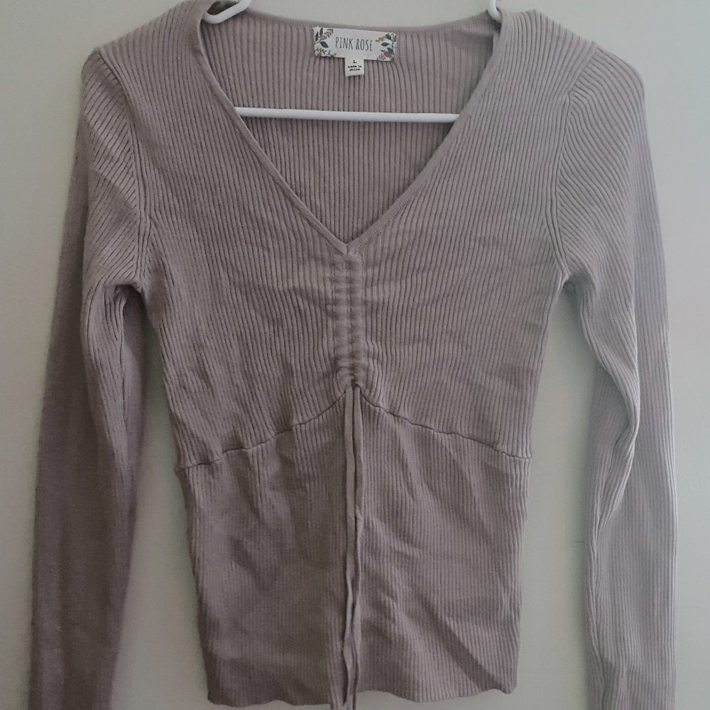 Mauve sweater shirt